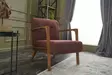 Nojatuoli, viininpunainen, 69 cm leveä, kestävä, mukava - Nojatuolit - 8683342170574 - 2