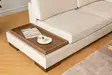 Kulmasohva, beige, 313 x 193 cm, mukava, monikäyttöinen, tyylikäs - Sohvat - 8682870193444 - 4