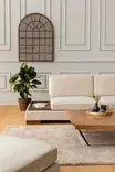 Kulmasohva, beige, 313 x 193 cm, mukava, monikäyttöinen, tyylikäs - Sohvat - 8682870193444 - 6