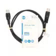DIN Audiokaapeli | DIN 5-Pin uros | DIN 5-Pin uros | Niklattu | 1.00 m | Pyöreä | PVC | Musta | Label - Audiokaapelit - 5412810419784 - 66