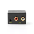 Digitaalinen Audiomuunnin | Yksisuuntainen | Audio- / video- / datayhteyksien syöttö: 1x Digital RCA / 1x TosLink | Audio- / video- / datayhteyksien ulostulo: 1x (2x RCA) / 1x 3.5 mm | Automaattinen | Musta - Audiokytkimet ja jakajat - 5412810334414 - 20