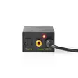 Digitaalinen Audiomuunnin | Yksisuuntainen | Audio- / video- / datayhteyksien syöttö: 1x Digital RCA / 1x TosLink | Audio- / video- / datayhteyksien ulostulo: 1x (2x RCA) / 1x 3.5 mm | Automaattinen | Musta - Audiokytkimet ja jakajat - 5412810334414 - 51