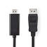DisplayPort kaapeli | DisplayPort uros | HDMI liitin | 4K@30Hz | Niklattu | 2.00 m | Pyöreä | PVC | Musta | Laatikko - Tietokone ja verkko - 5412810288564 - 2