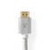 HDMI -kaapeli | HDMI liitin | DVI-D 24+1-Pin Uros | 2560x1600 | Kullattu | 2.00 m | Suora | Punottu | Hopea | Laatikko kannella ja ikkunalla - HDMI-kaapelit - 5412810333264 - 5