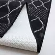 Matto DAWN FOAM-2, 80x150cm, musta/valkoinen - Matot - 4741243874954 - 2