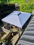 Paviljonki Barcelona 3 x 3 m siniharmaa katto - Paviljongit ja pergolat - 6438168065304 - 18