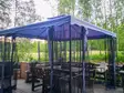 Paviljonki Barcelona 3 x 3 m siniharmaa ulkoa 2 - Paviljongit ja pergolat - 6438168065304 - 20