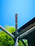 Paviljonki Barcelona 3 x 3 m siniharmaa runkoputket - Paviljongit ja pergolat - 6438168065304 - 22