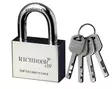 Riippulukko 60 mm, kromattu - Lukot ja avainkaapit - 6438168007854 - 1