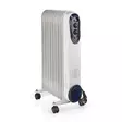 Siirrettävä Öljylämmitin | 800 / 1200 / 2000 W | 9 Lamellia | Säädettävä termostaatti | 3 Lämpöasetusta | Kaatumissuoja | Valkoinen - Lämmitys - 5412810405084 - 41