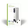 Siirrettävä Öljylämmitin | 800 / 1200 / 2000 W | 9 Lamellia | Säädettävä termostaatti | 3 Lämpöasetusta | Kaatumissuoja | Valkoinen - Lämmitys - 5412810405084 - 66