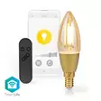 SmartLife LED Filamenttilamppu | E14 | 470 lm | 4.90 W | Lämmin Valkoinen | 1800 - 3000 K | Lasi | Android / IOS | Kynttilä | 1 kpl - Valonlähteet - 5412810335664 - 51