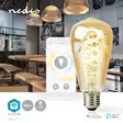 SmartLife LED Filamenttilamppu | E27 | 360 lm | 4.90 W | Lämpimästä kylmään valkoiseen | 1800 - 6500 K | Lasi | Android / IOS | ST64 | 1 kpl - Valonlähteet - 5412810335374 - 5
