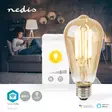 SmartLife LED Filamenttilamppu | Wi-Fi | E27 | 806 lm | 7 W | Lämmin Valkoinen | 1800 - 3000 K | Lasi | Android / IOS | ST64 | 1 kpl - Valonlähteet - 5412810335404 - 5