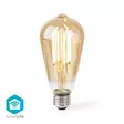 SmartLife LED Filamenttilamppu | Wi-Fi | E27 | 806 lm | 7 W | Lämmin Valkoinen | 1800 - 3000 K | Lasi | Android / IOS | ST64 | 1 kpl - Valonlähteet - 5412810335404 - 1