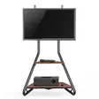 TV Lattiajalusta | 37 - 75 " | Maksimi tuettu näytön paino: 40 kg | Bauhaus Design | Säädettävät kiinteät korkeuspisteet | MDF / Teräs | Musta / Ruskea - TV telineet - 5412810450534 - 17