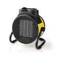 Teollisen muotoilun tuulettimen lämmitin | 1000 / 2000 W | Säädettävä termostaatti | 2 Lämpöasetusta | Integroidut kahvat | Keltainen - Lämmitys - 5412810317004 - 40