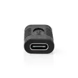 USB-C Sovitin | USB 3.2 Gen 2 | USB-C Naaras | USB-C Naaras | 4K@60Hz | 10 Gbps | Pyöreä | Niklattu | Musta | Kirjekuori - Tietokone ja verkko - 5412810336654 - 10
