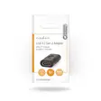 USB-C Sovitin | USB 3.2 Gen 2 | USB-C Naaras | USB-C Naaras | 4K@60Hz | 10 Gbps | Pyöreä | Niklattu | Musta | Kirjekuori - Tietokone ja verkko - 5412810336654 - 66
