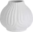 Vaasi matta valkoinen 12x12x11cm - Kukka-amppelit ja maljakot - 8720573139304 - 1