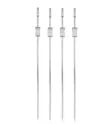 Vartaat luistilla 30cm 4 kpl Mustang - Grillaustarvikkeet - 6410416040394 - 1