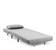 Chic Home vuodetuoli APP1 88x85x84cm kangasverhoilulla, vaaleanharmaa - Sohvat - TN-222694 - 3