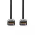 High Speed HDMI Kaapeli Ethernet | HDMI liitin | HDMI liitin | 4K@60Hz | ARC | 18 Gbps | 5.00 m | Pyöreä | PVC | Musta | Laatikko - HDMI-kaapelit - 5412810455034 - 10