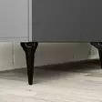 Anthracite Silver Konsoli - Moderni ja Tyylikäs Huonekalu, 100% Melamiinipinnoitettu, 150x40x79 cm, Kestävä ja Monikäyttöinen - - 19-19-8684282612704 - 7