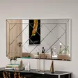 Argyle Peili 60x120 cm - Valkoinen MDF, Ekologinen Flotal-E, Seinään Kiinnitettävä, Tyylikäs ja Kestävä - Peilit - 8683743822744 - 3