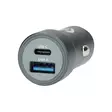 Autolaturi | 48 W | 1.5 / 2.0 / 3.0 A | Lähtöliitäntöjen määrä: 2 | Portin tyyppi: USB-A / USB-C | Automaattinen Jännitteen Valinta - Autolaturit - 5412810473724 - 1