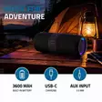 Bluetooth® Kaiutin | 390 min | Kannettava muotoilu | 40 W | Stereo | Sisäänrakennettu mikrofoni | IPX6 | Linkitettävä | Musta - Bluetooth kaiuttimet - 5412810451784 - 53
