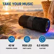Bluetooth® Kaiutin | 390 min | Kannettava muotoilu | 40 W | Stereo | Sisäänrakennettu mikrofoni | IPX6 | Linkitettävä | Musta - Bluetooth kaiuttimet - 5412810451784 - 52