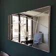 Bronssipeili 130x62 cm - MDF, Säädettävä, Seinäkiinnitys, Assemoitu - Tyylikäs Sisustuselementti Kotiin ja Hotelliin - Peilit - 8681875708554 - 6