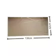 Bronssipeili 130x62 cm - MDF, Säädettävä, Seinäkiinnitys, Assemoitu - Tyylikäs Sisustuselementti Kotiin ja Hotelliin - Peilit - 8681875708554 - 8