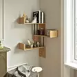 Seinähylly, atlantinmänty, 60cm x 109,4cm x 60cm, kestävä, helppo asentaa - Seinähyllyt - 8683342404754 - 1