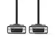 DVI-kaapeli | DVI-D 24+1-Pin Uros | DVI-D 24+1-Pin Uros | 2560x1600 | Niklattu | 2.00 m | Suora | PVC | Musta | Label - Tietokone ja verkko - 5412810420674 - 10