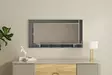 Ekologinen Flotal-E Peili, Fume Valkoinen, 100% MDF, 60x120x2,2 cm, Kiinnitettävä Seinäpeili, Tyylikäs Sisustuselementti - Peilit - 8684282667384 - 4