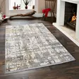 Harmaa Beige Kermanvärinen eteisen matto käytävämatto 80x150 cm - Tyylikäs ja Kestävä 60% Polypropeeni / 40% Polyesteri - Pienet matot ja käytävämatot - 8683342376624 - 2