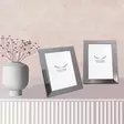 Hopea Valokuvakehys 2 kpl - 13x18 cm - 100% Muovi - Kestävä ja Tyylikäs Sisustuselementti - Helppo Puhdistaa - Taulut ja kehykset - 8683743537884 - 2