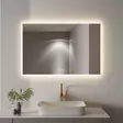Innosanit 80x120 cm kylpyhuoneen LED-valopeili huurteenestolla - Kylpyhuonekalusteet - 6438014428024 - 3