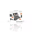 Kannettava 10" DVD-soitin USB:llä -kuulokkeet-ripustuskannatin Musta - Televisiot ja mediatoistimet - 8711902037934 - 66