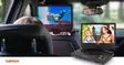 Kannettava 10" DVD-soitin USB:llä -kuulokkeet-ripustuskannatin Musta - Televisiot ja mediatoistimet - 8711902037934 - 90