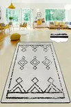 Käytävämatto (80 x 300), musta valkoinen, 80 x 300 cm, mukava, kestävä, helppohoitoinen - Pienet matot ja käytävämatot - 8682870504684 - 2