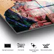 Koristeellinen Karkaistu Lasi Maalaus 70x100 cm - Monivärinen Seinäkoriste, 100% Karkaistu Lasi, 4 mm Paksuus - Taulut ja kehykset - 8684282137764 - 9
