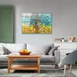 Koristeellinen karkaistu lasimaalaus, monivärinen, 70 x 100 cm, kestävä, ikoninen - Taulut ja kehykset - 8683742114444 - 5