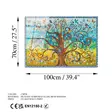 Koristeellinen karkaistu lasimaalaus, monivärinen, 70 x 100 cm, kestävä, ikoninen - Taulut ja kehykset - 8683742114444 - 9