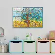 Koristeellinen karkaistu lasimaalaus, monivärinen, 70 x 100 cm, kestävä, ikoninen - Taulut ja kehykset - 8683742114444 - 3