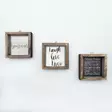 Koristeellinen kehystetty MDF-taulu (3 osaa), monivärinen, 15 x 15 cm (3 Pieces), kestävä, kevyt - Taulut ja kehykset - 8681875299854 - 3
