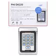 Kulunvalvontanäppäimistö PNI DK220, erillinen, ulkoa ja sisällä, IP65, 2 relettä - PNI tuotteet - 5949066525704 - 1