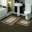Kylpyhuonematto Setti 2 kpl - Monivärinen, 100% Polyesteri, 850 gr/m², Koko 50x60 cm ja 60x100 cm, Konepestävä - Kylpyhuonematot ja kosteantilan matot - 8683342420914 - 2